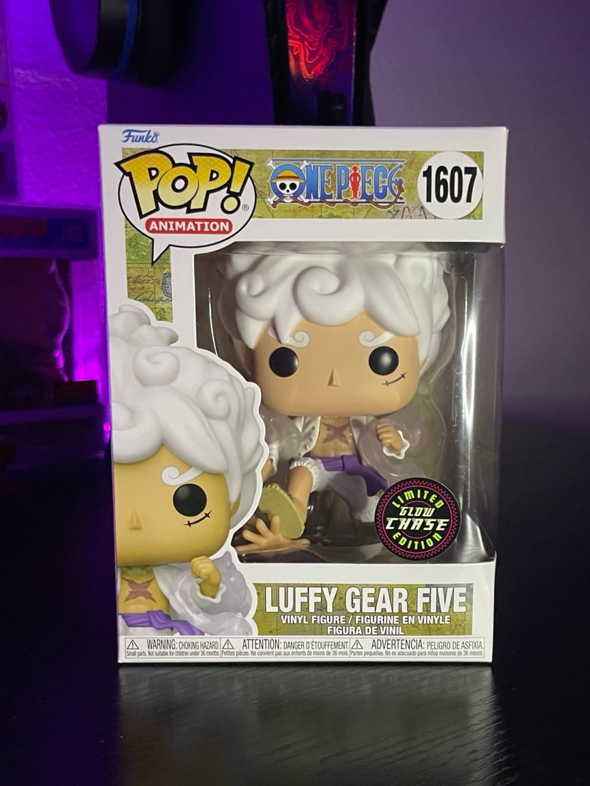 Funko Pop! One Piece: Luffy Gear Five Glow CHASE 1607!