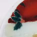 Peggy Karr Crescent Moon Santa Christmas Plate 14 Fused Glass Lg Signed Retired