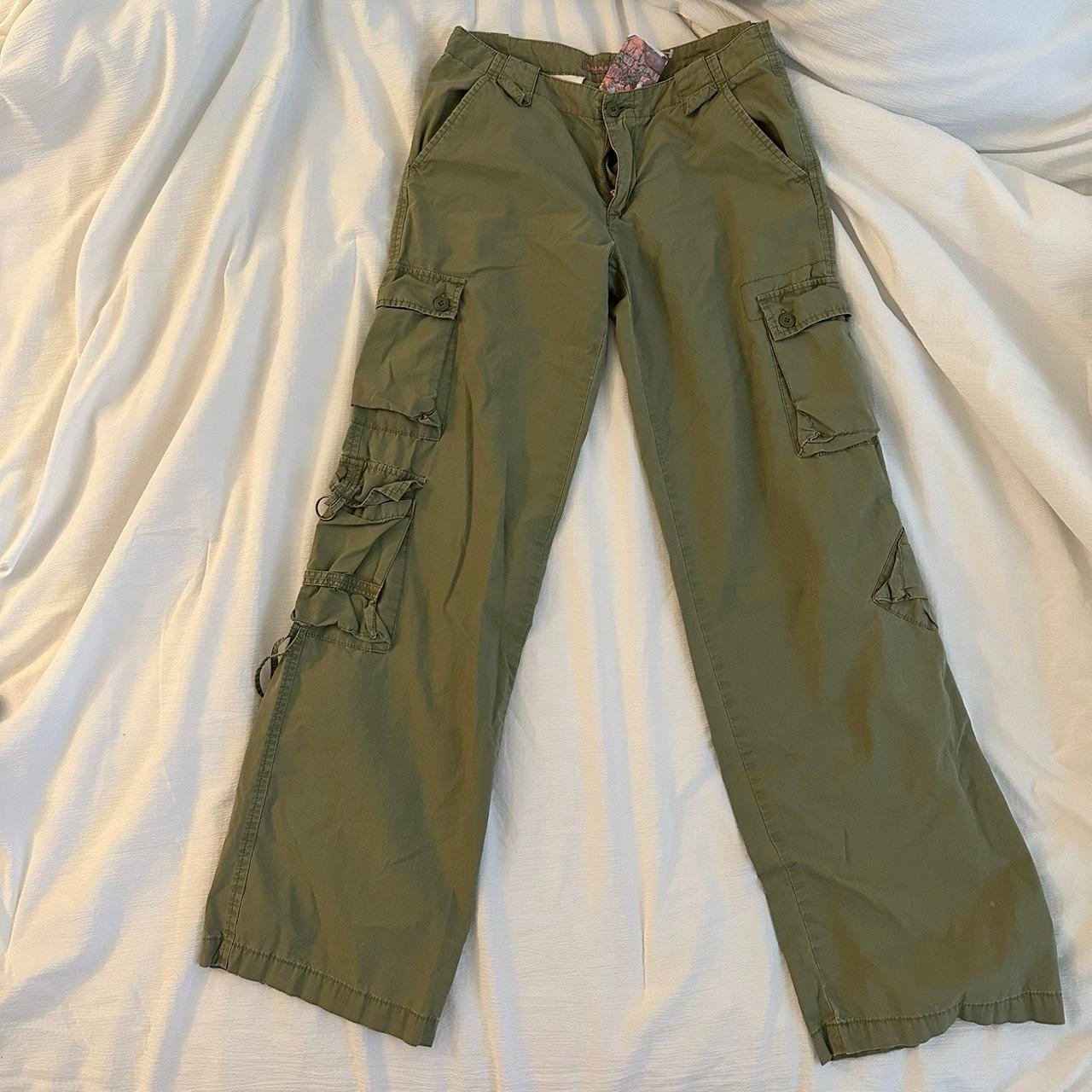 vintage green Cargo Pants