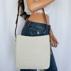 Michael Kors Jet Set L Xbody Bag Vanilla