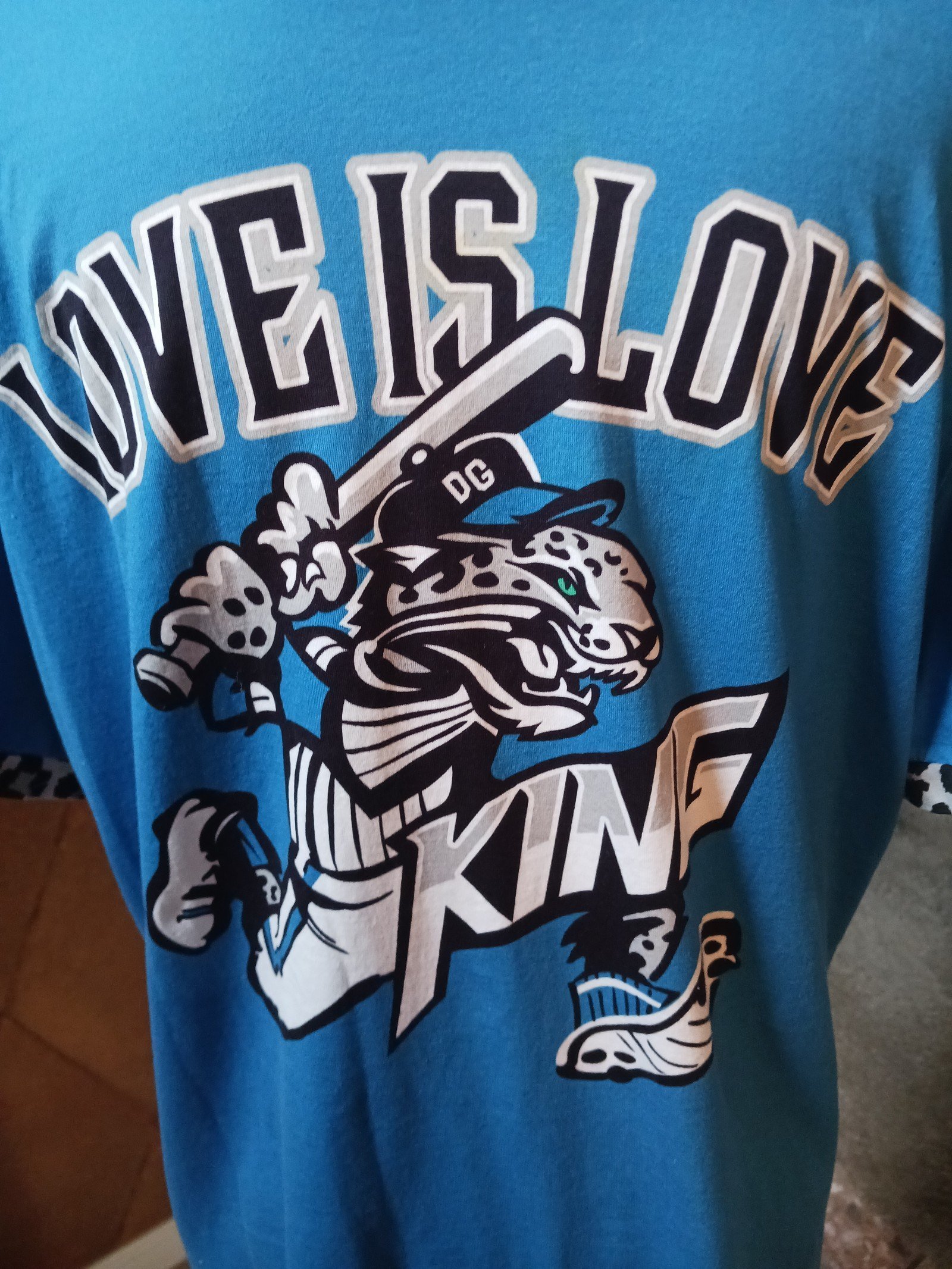 DOLCE & Gabbana Love Is Love King Graphic Leopard Short