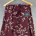 Lulu's Wild Winds Burgundy Floral Print High-Low Wrap Dress Floral Maxi Dress