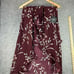 Lulu's Wild Winds Burgundy Floral Print High-Low Wrap Dress Floral Maxi Dress