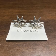 Excellent Condition Tiffany Paloma Picasso Volume Star Cufflinks Silver 925