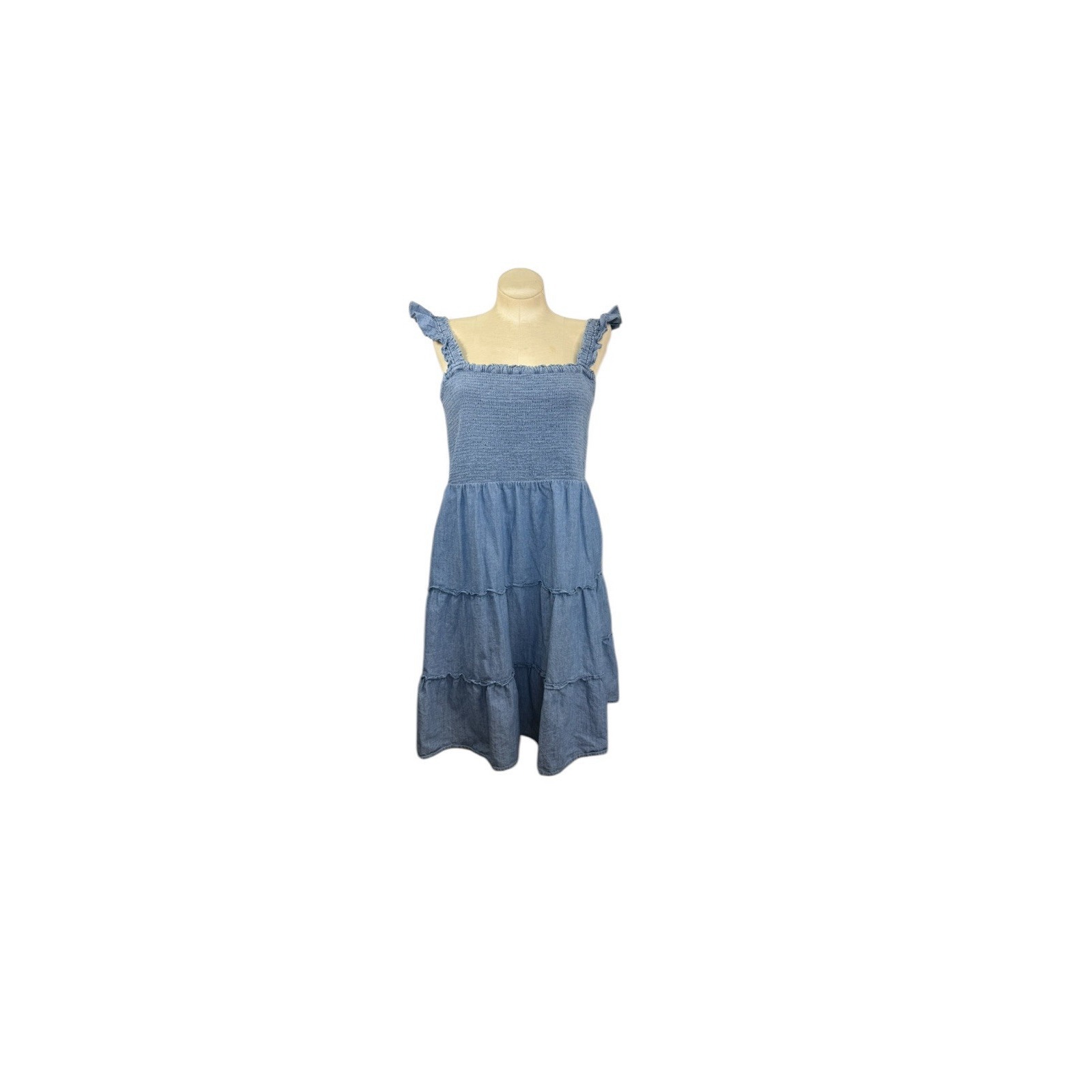 Women's J Crew Xxl Chambray Jean Look Sun Dress