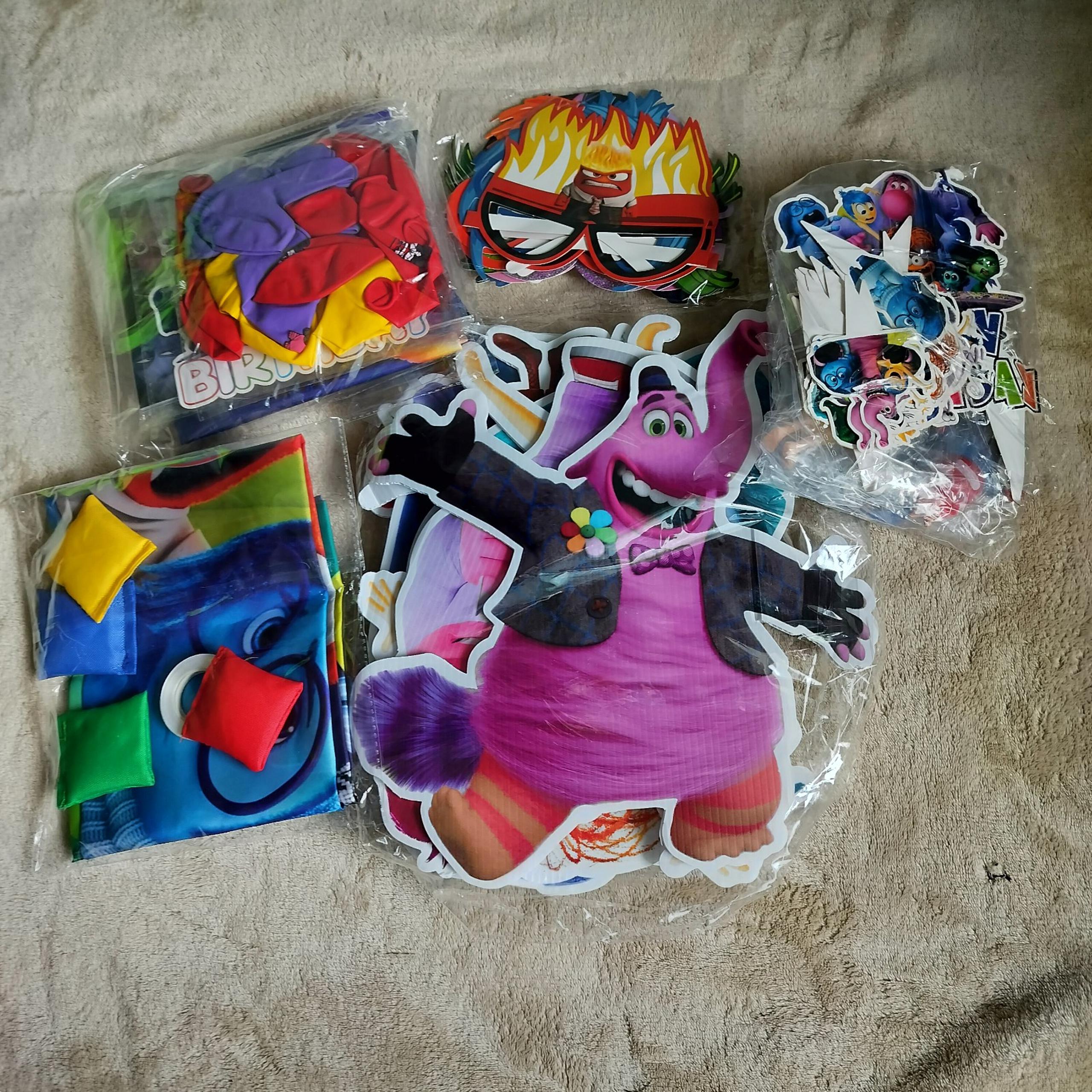 Huge bundle of inside out Disney birthday decor