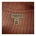 Pilcro by anthropologie Pink long sleeve sweater Cowl Neck Fuzzy size S.
