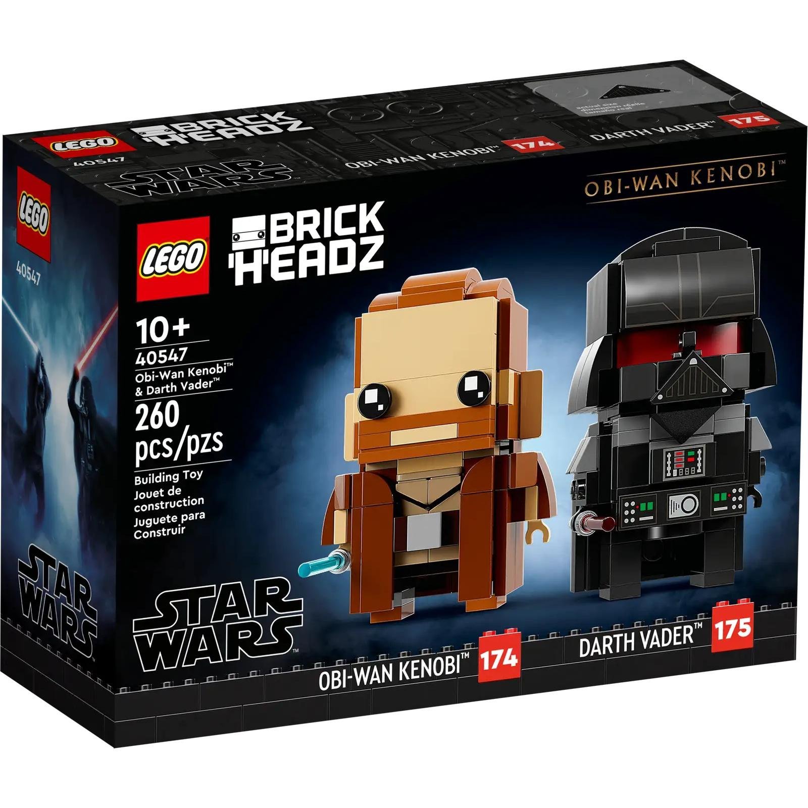 LEGO BrickHeadz Star Wars Obi-Wan Kenobi & Darth Vader 40547