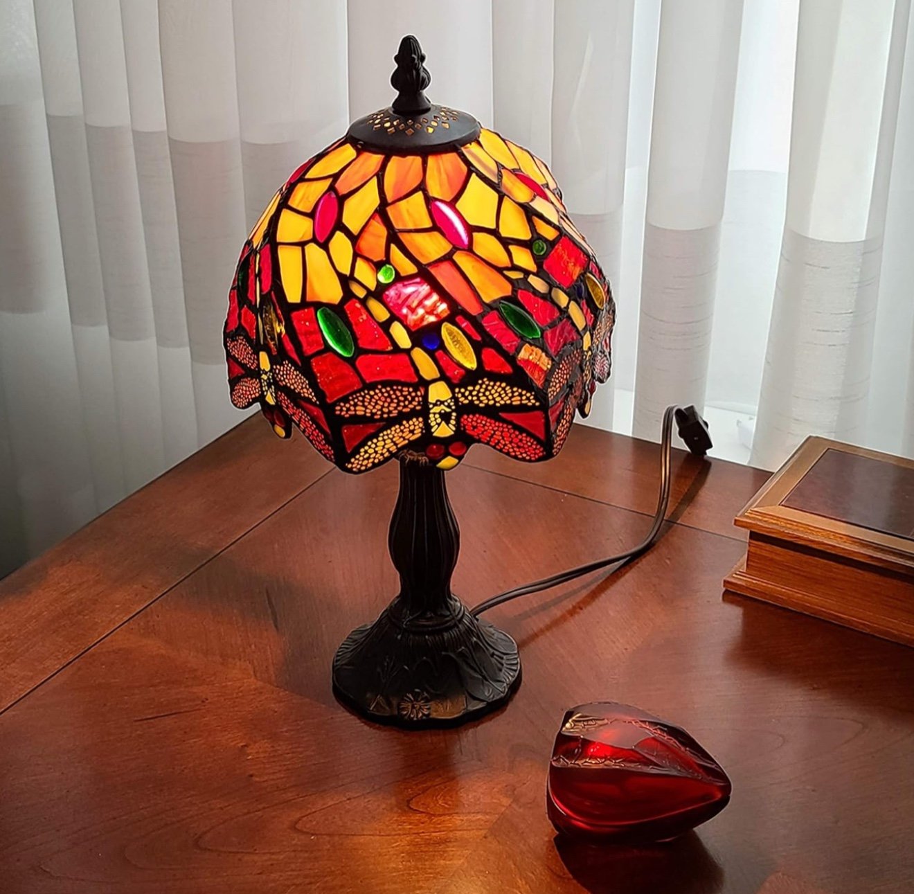Tiffany Style Dragonfly Lamp
