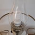 Milk Glass Hobnail Hurricane Lamp