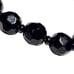 Vintage Ascending Faceted Black Onyx Necklace