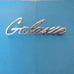 1969 Ford Galaxie chrome metal script emblem