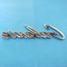 1969 Ford Galaxie chrome metal script emblem