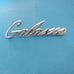 1969 Ford Galaxie chrome metal script emblem
