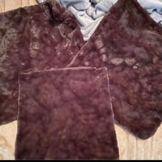 Brown Plush Pillowcases 3x