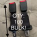 AUTOHAVEN 100 PCS BULK Seatbelt extender 9in.- Universal Fit - Comfort, Carseat