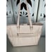Limited Edition Light Pink Glass Ladder Michelle Tote Top Handle Carry All