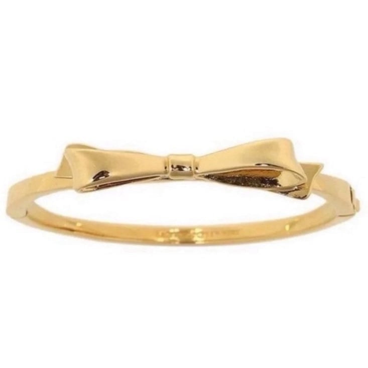Kate Spade love notes hinged bow bracelet