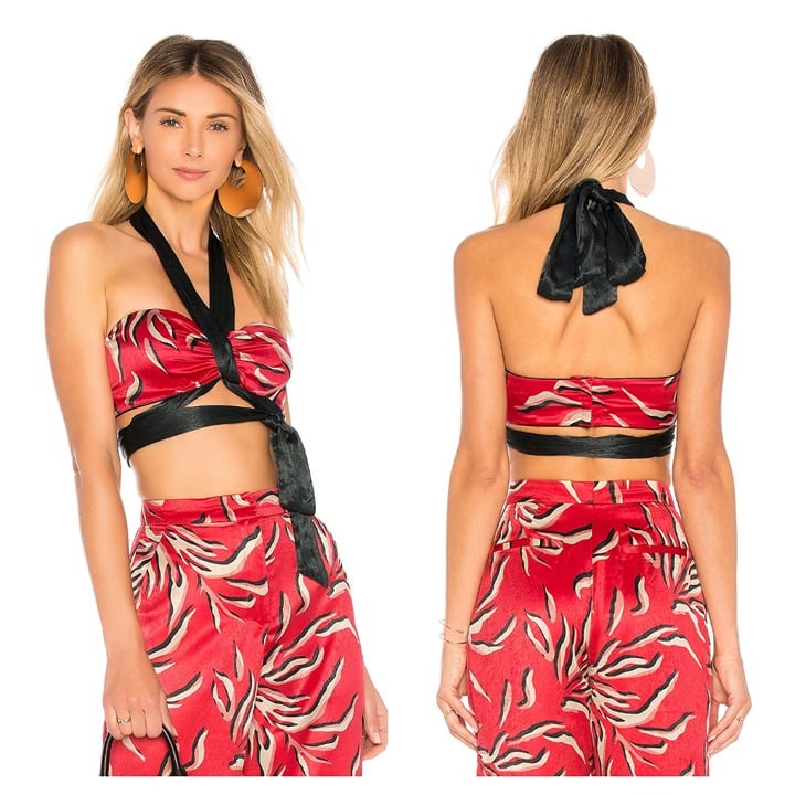 House of Harlow 1960 xREVOLVE Tammy Top - Fond Print