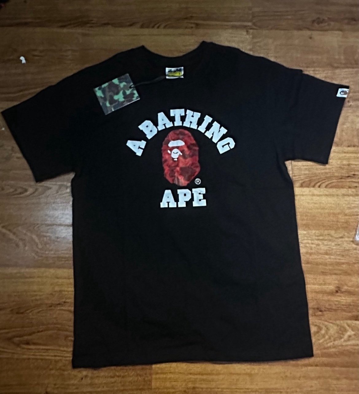A Bathing Ape BAPE Color Camo T-Shirt Black/Red