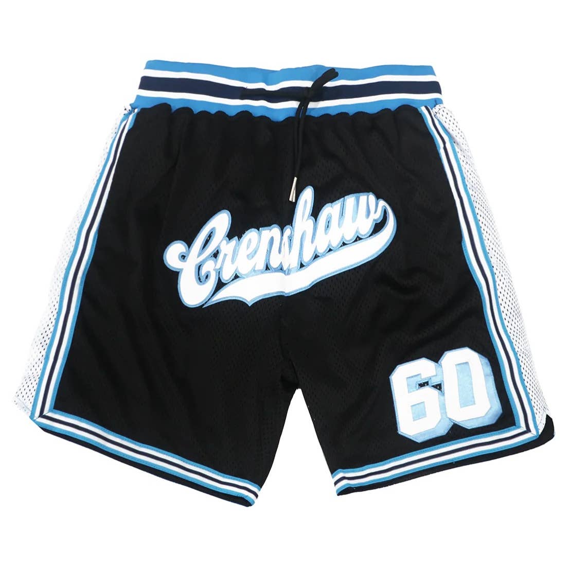 Nipsey Hussle Men's Headgear Classics Crenshaw 60 Embroidered Basketball Shorts