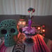 DIA De Los Muertos Catrina W Roses