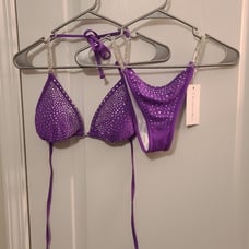 Purple Competition Bikini Size M