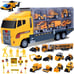 Toys for Boys,25 Pcs Engineering Die-cast Construction Car Toddler Birthday Gift