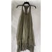 SILENT DAMIR DOMA Women's Gray Racerback Double Layer A-Line Dress SZ M