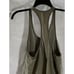 SILENT DAMIR DOMA Women's Gray Racerback Double Layer A-Line Dress SZ M