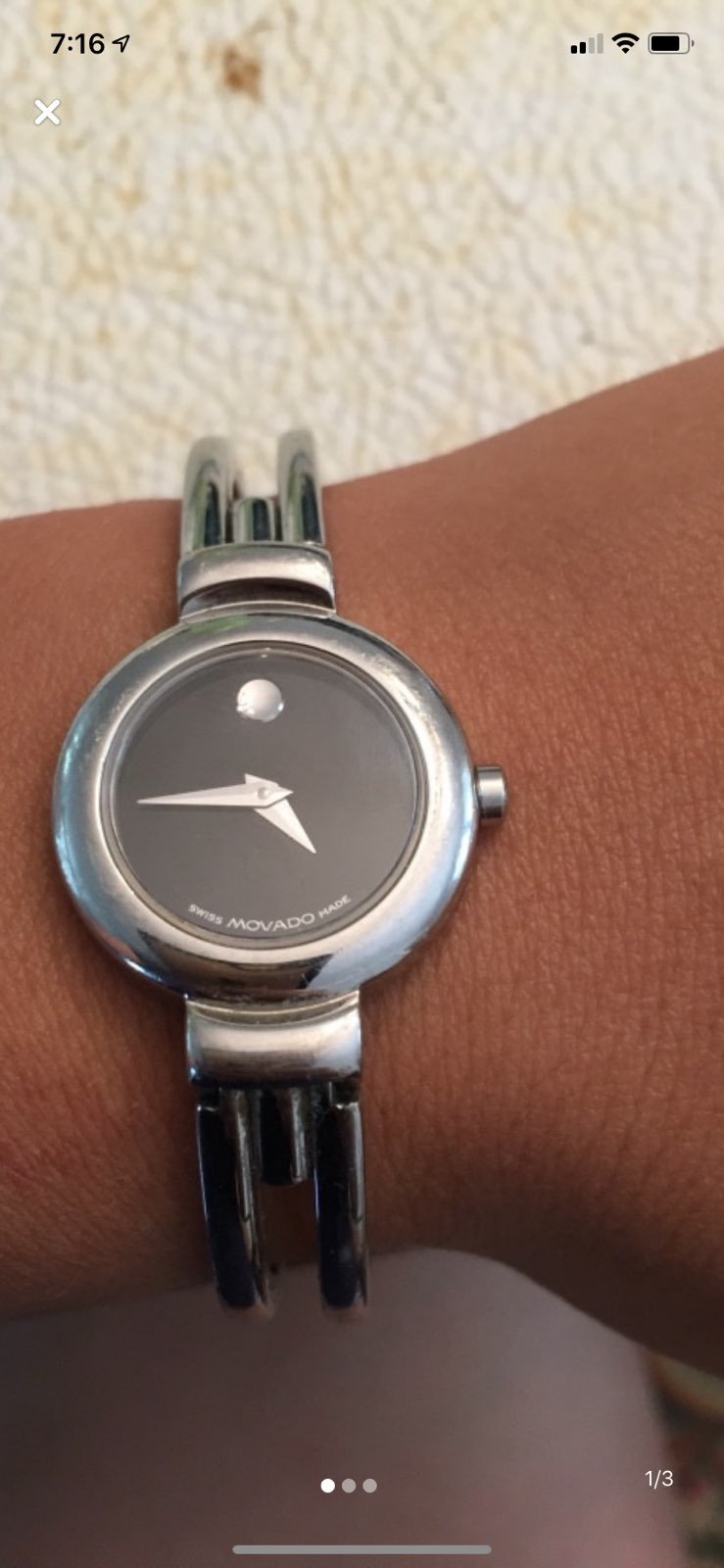 Womens authentic movado watch