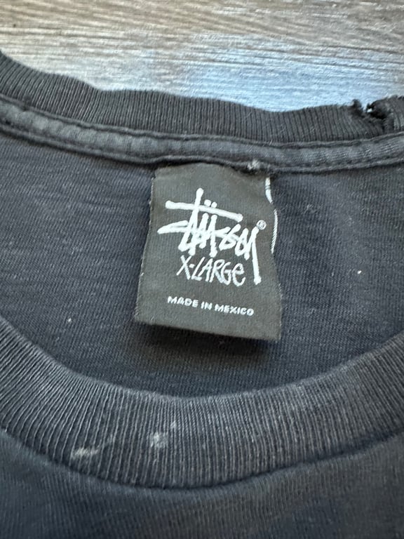 Stüssy Black Graphic T-Shirt