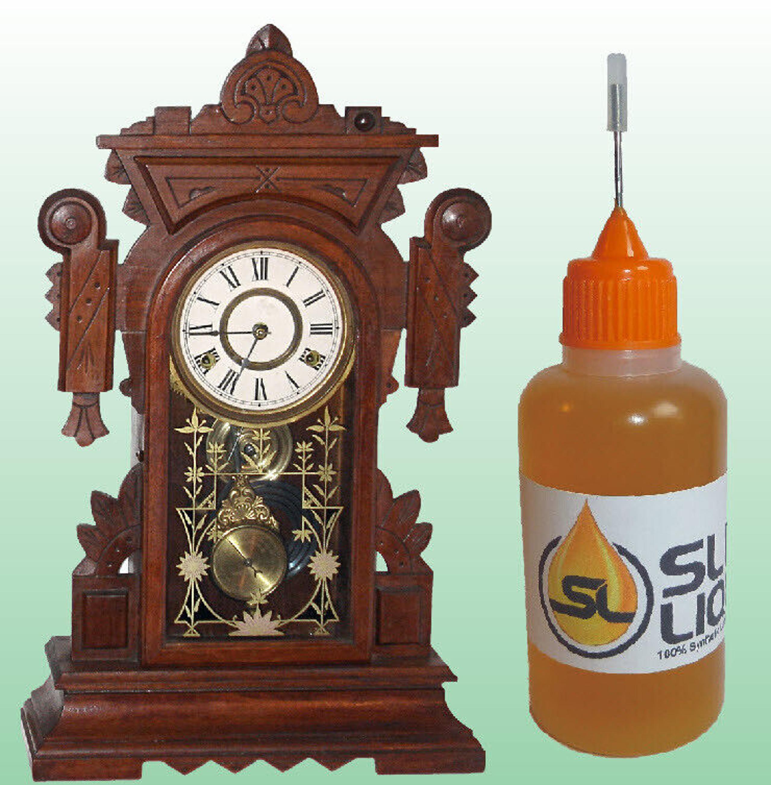 Slick Liquid Lube Bearings BEST 100% Synthetic Oil for New Haven and all Clocks