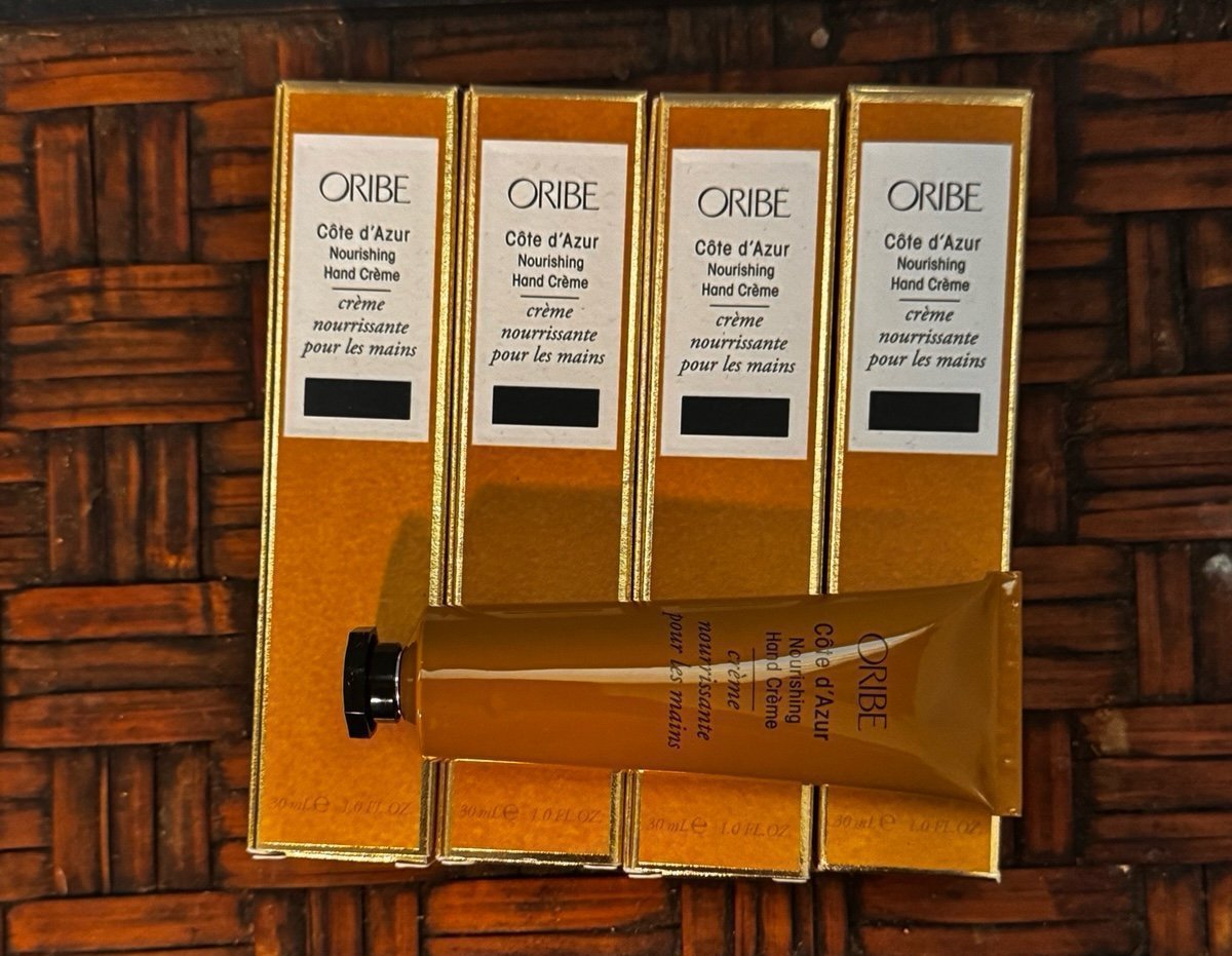 FOUR new travel size 1oz- Oribe Côte d’Azur Nourishing Hand Crème 40