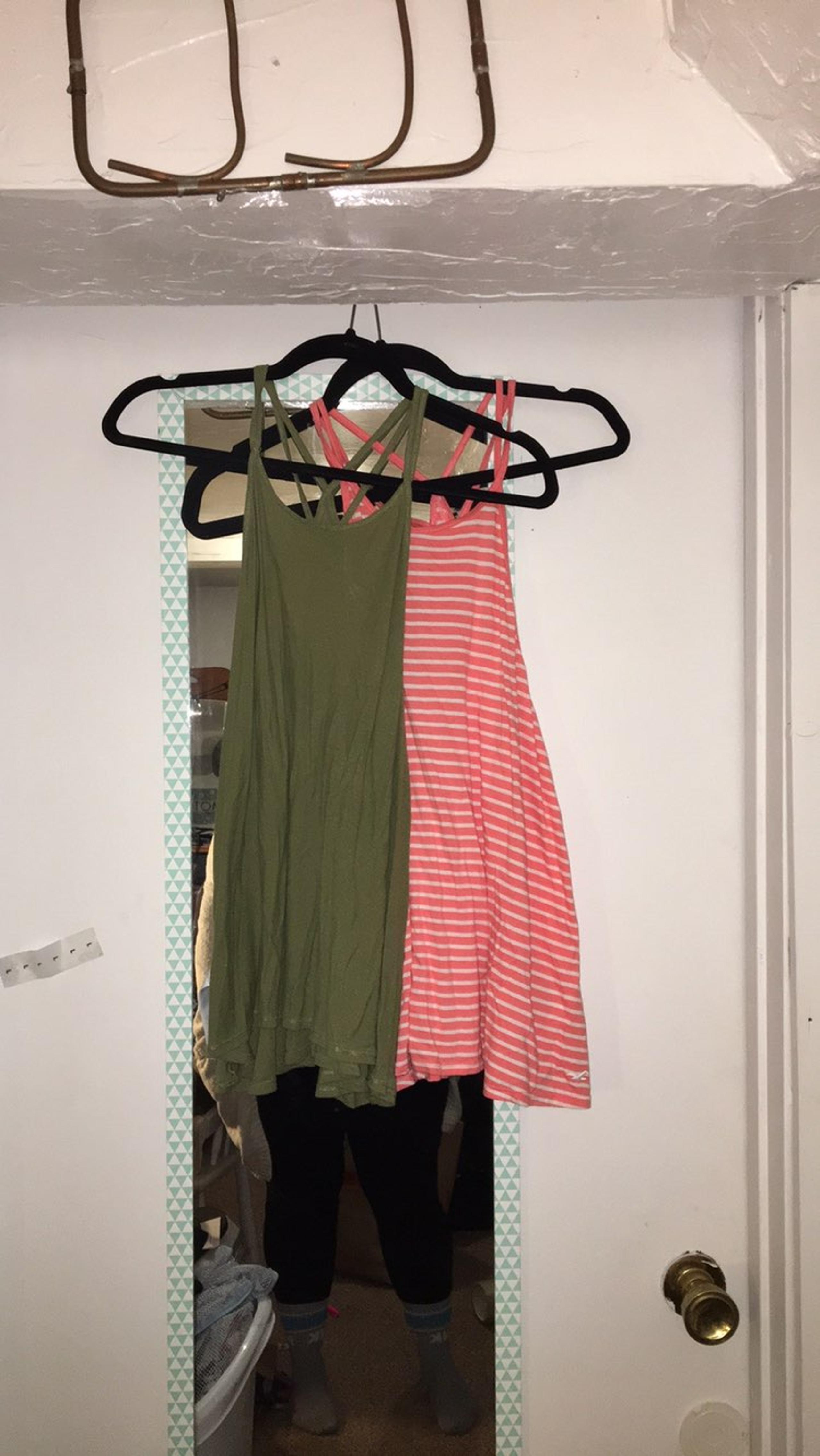 High neck tank tops