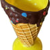 Ceramic Dessert & Ice Cream Cone Set - Includes 4 Ceramic Cones / No Spoons