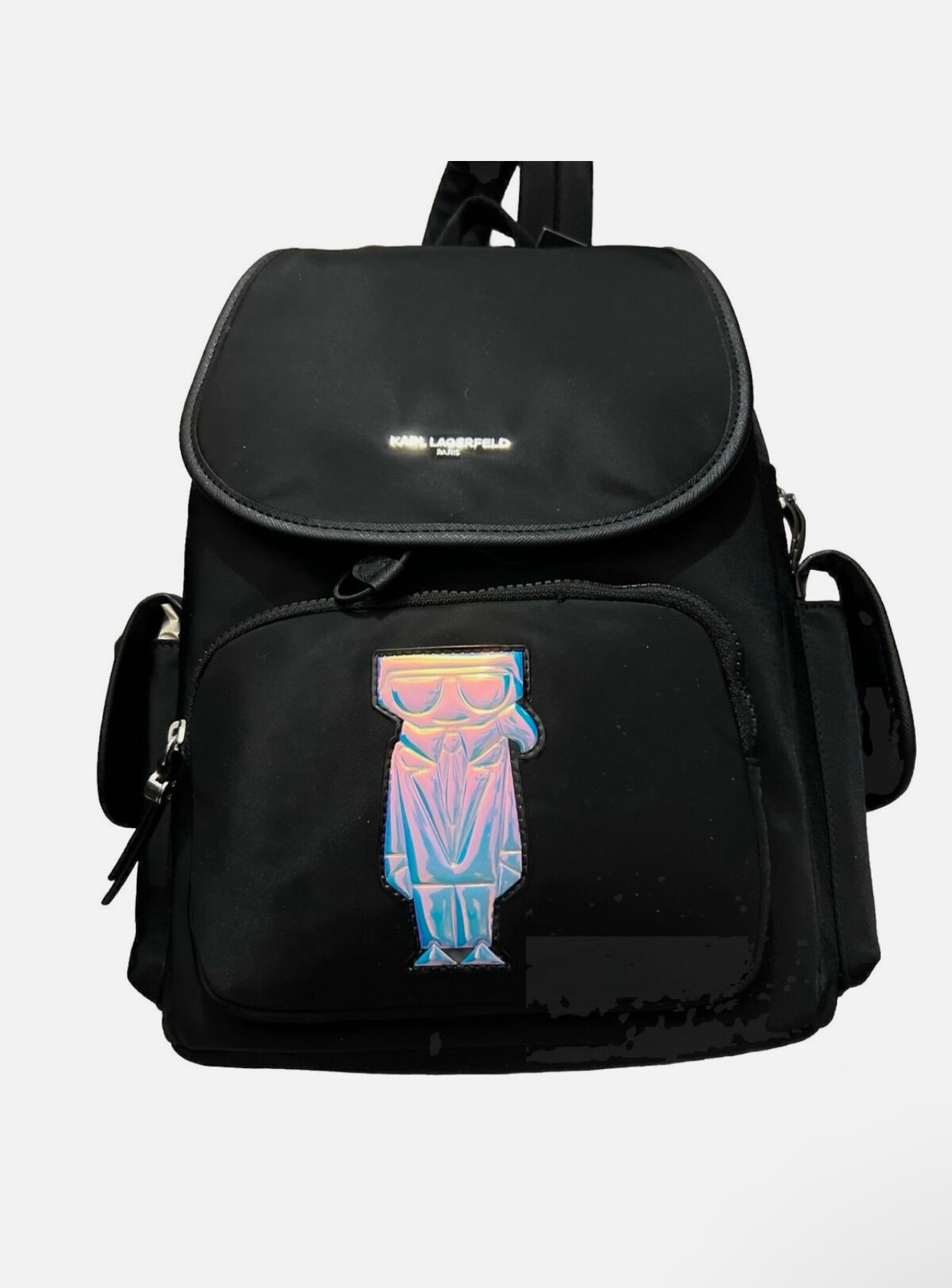 New Karl Lagerfeld nylon backpack 10” x 13” in