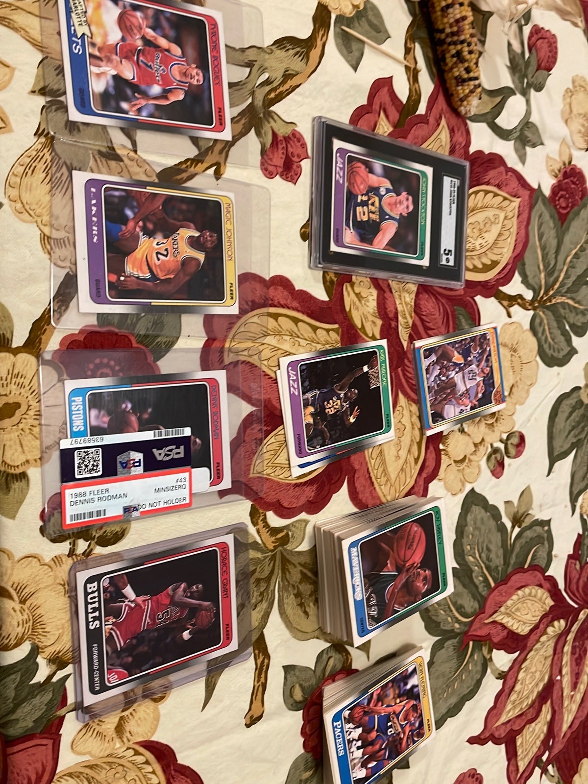 Fleer 1988 basketball partial set