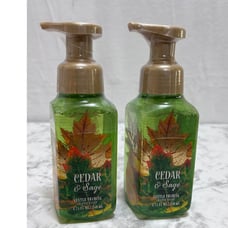 Bath & Body Works Cedar & Sage Gentle Foaming Hand Wash 8.75 fl oz. Lot 2 NEW