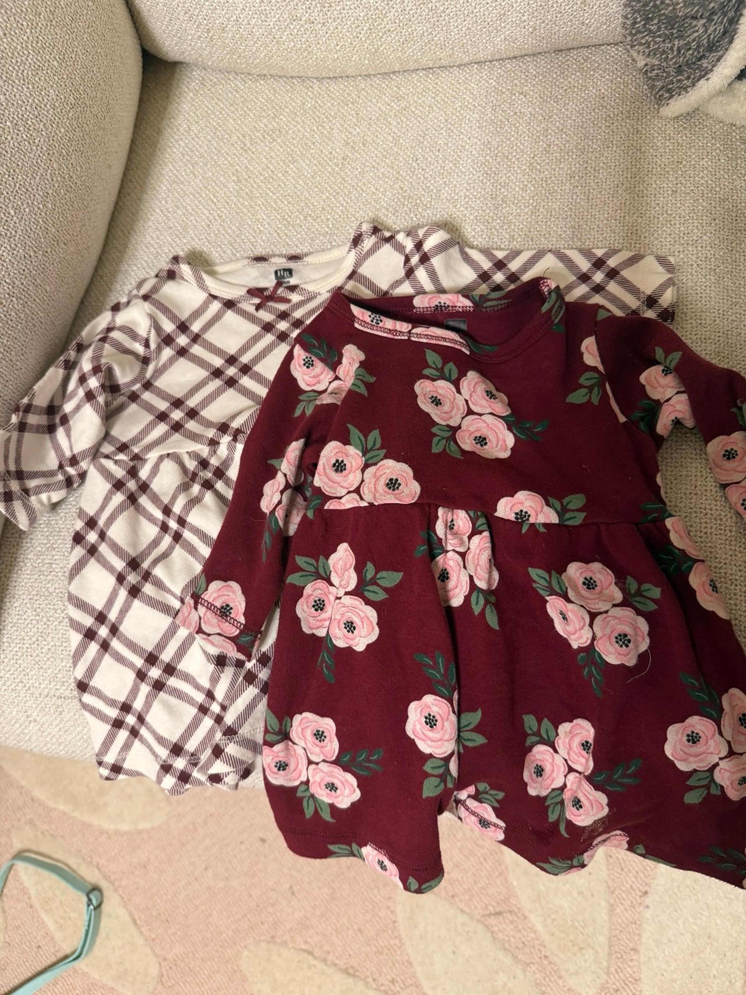 2 Hudson baby fall dresses