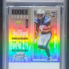 2017 CONTENDERS OPTIC MIKE WILLIAMS SILVER PRIZM SP RC AUTO #125 PSA 9 MINT