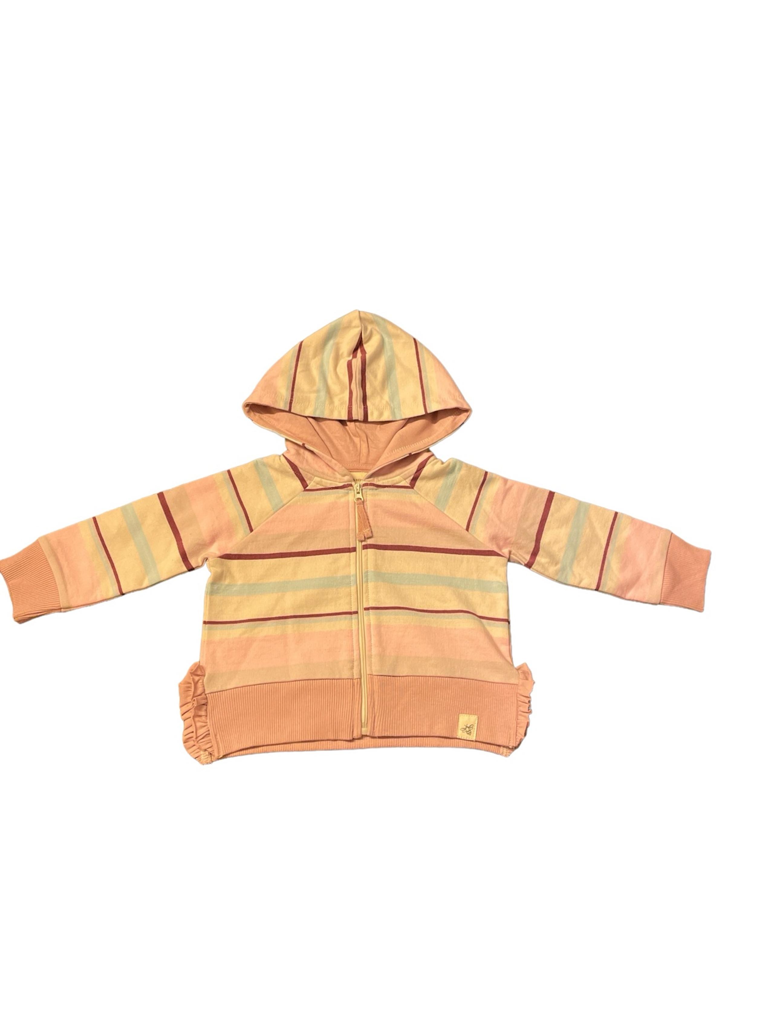 Burt’s Bees Baby zip up hoodie size 3-6 mo