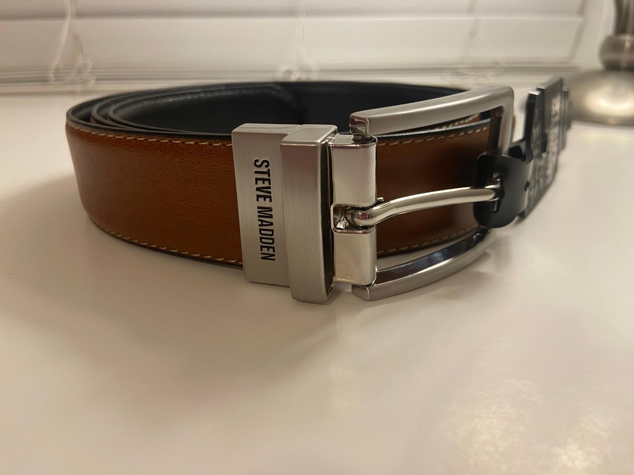 NWT Leather Belt Size 38/40 - Steve Madden