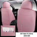 NEW Full Coverage Faux Leather Car Seat Covers (Pink)