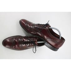 Allen Edmonds McAllister Burgundy Leather Wingtip Oxford Dress Shoe Size 11.5