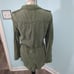 Classic Womens Lucky Brand, Military Field zipper Green cotton Jacket-chic xs e