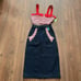 Queen Of Hearts Two-Piece Top and Skirt Set