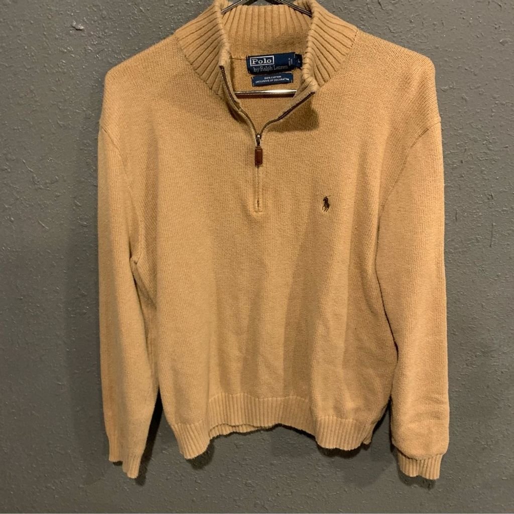 Men’s Polo by Ralph Lauren Turtleneck 1/4 Zip Sweater