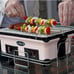 Fire Sense 60450 Yakatori Internal Grates Charcoal Chrome Cooking Grill Japanese