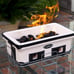 Fire Sense 60450 Yakatori Internal Grates Charcoal Chrome Cooking Grill Japanese